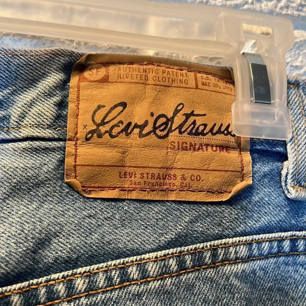 Mens Levi’s Straus Signature Jeans 40W 30 L